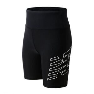 New Balance Black Performance Shorts, Size YS (7/8), NWT